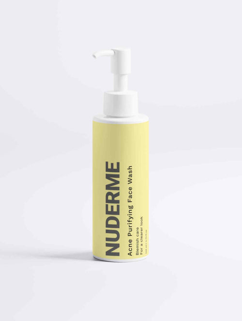 NUDERME Acne Purifying Face Wash for blemish care and clearer skin