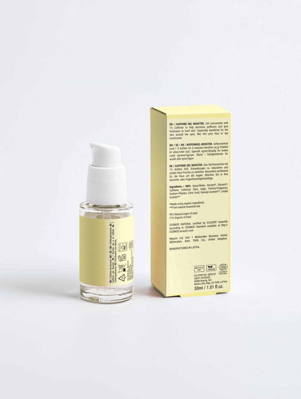 Caffeine Gel Booster - Nuderme
