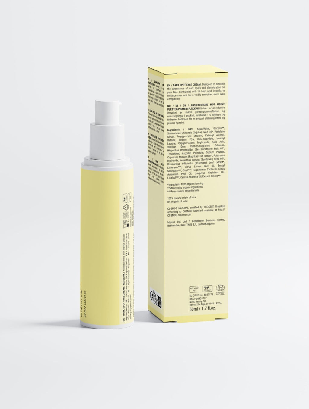 Dark Spot Face Cream - Nuderme