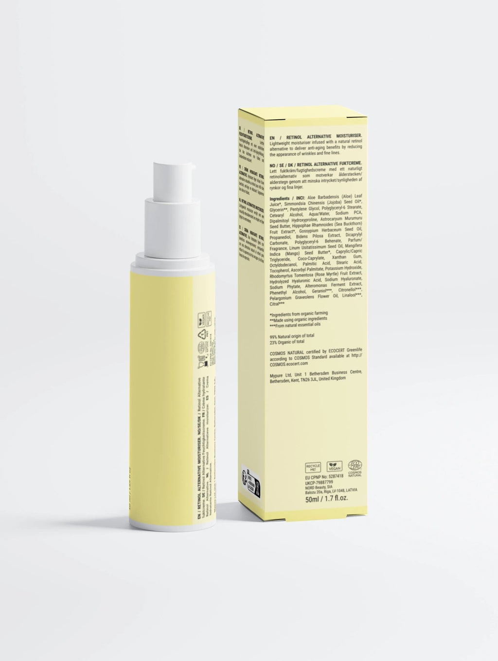 Retinol Alternative Moisturiser - Nuderme