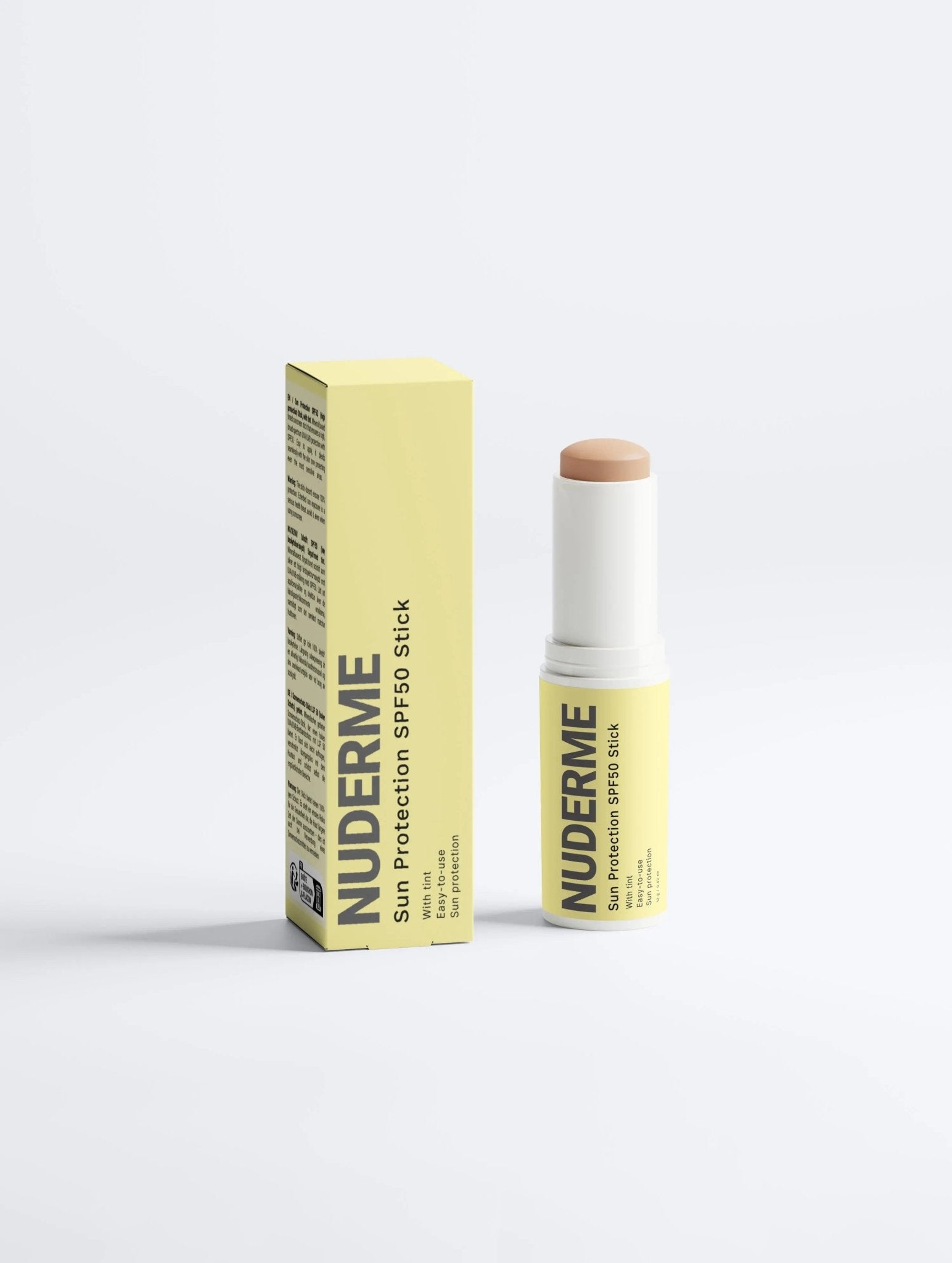 Sun Protection SPF50 Stick, with tint - Nuderme